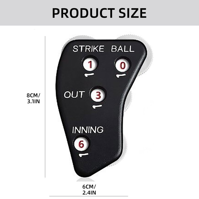 Referee Indicator Baseball Clicker Handheld Baseball Softball Game Counter 4