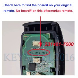 keymalll HYQ14AHK Smart Remote Key Fob for Subaru Impreza BRZ Legacy Outback Forester