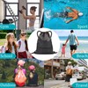 FenFang Gym Bag with Drawstring, Drawstring Bag, Sports Backpack, Large