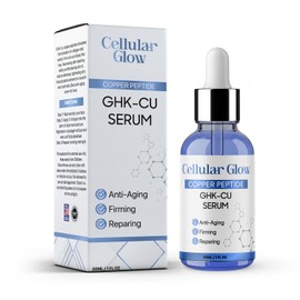 Copper Peptides Serum for Face – Firming, Rejuvenating, Collagen Enhancing – with GHK-Cu and Hyaluronic Acid – 1 Fl Oz