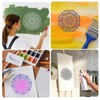 MWOOT STENCIL SET 8pcs, Large Mandala Templates for Painting, Reusable