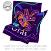 Breeze Decor Carnival Mardi Gras Garden House Flag Kit Springtime