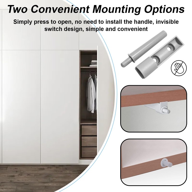 Softclose Retrofitting, Pack of 20 Door Dampers, Cupboard Door Damper