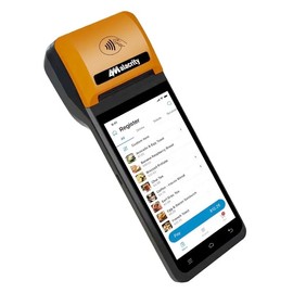 Alacrity Mobile POS PDA Terminal, Android 13 SoftPay,1D 2D Scan Module, 58mm Thermal Printer, 5.5" Touch Screen, 4G WiFi Bluetooth, Ideal for Retail, Hospitality, Logistics, Field services, Healthcare