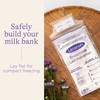 Lansinoh Breastmilk Storage Bags, 50 Count, 6 Ounce, Self Standing,