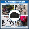 INFINAUTO Motorcycle Cover Waterproof Rain Dust Protector for Harley Davidson
