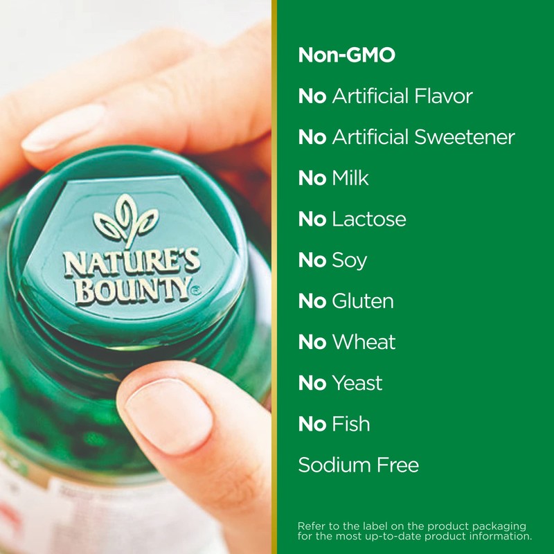 Nature's Bounty Adult Multivitamin Gummies, Vitamin Supplement, Daily Nutritional Needs,