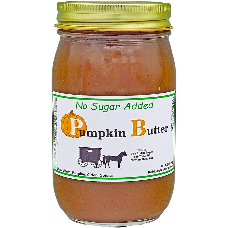 Amish Made Pumpkin Butter 16 oz. 2pk (No Sugar Added