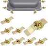 DALQUIS 8 Pcs Undermount Sink Clips, Sink Brackets for Kitchen,