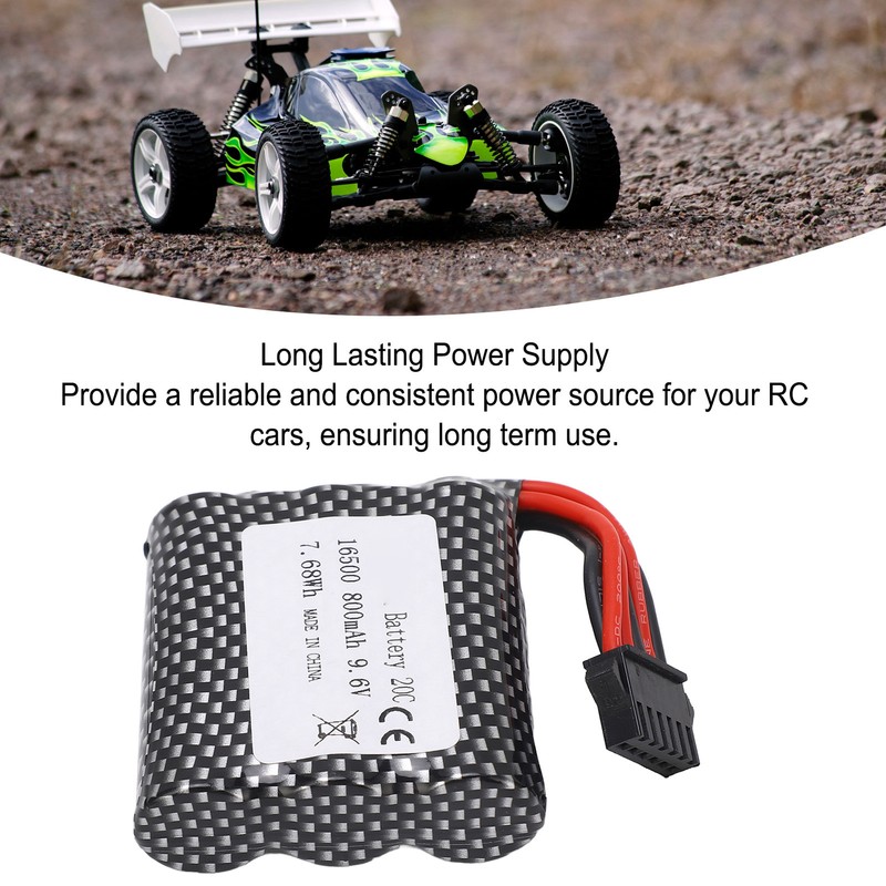 9.6V RC Car Lithium Battery Long Lasting Easy Ro Use