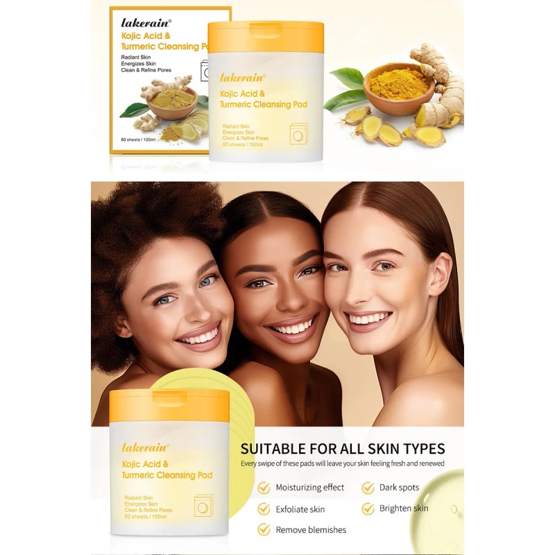 Bf Almohadillas Limpiadoras De Cúrcuma