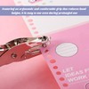 Gaaines 6mm Single Hole Punch, Purple, Plastic, Compact & Portable,