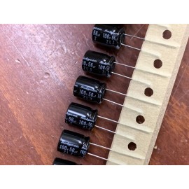 Rubycon 50-PCS Rubycon Electrolytic Capacitor Radial 56uF 20% 100V 100ZLJ56MT810X