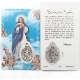Salve Regina Prayer Card