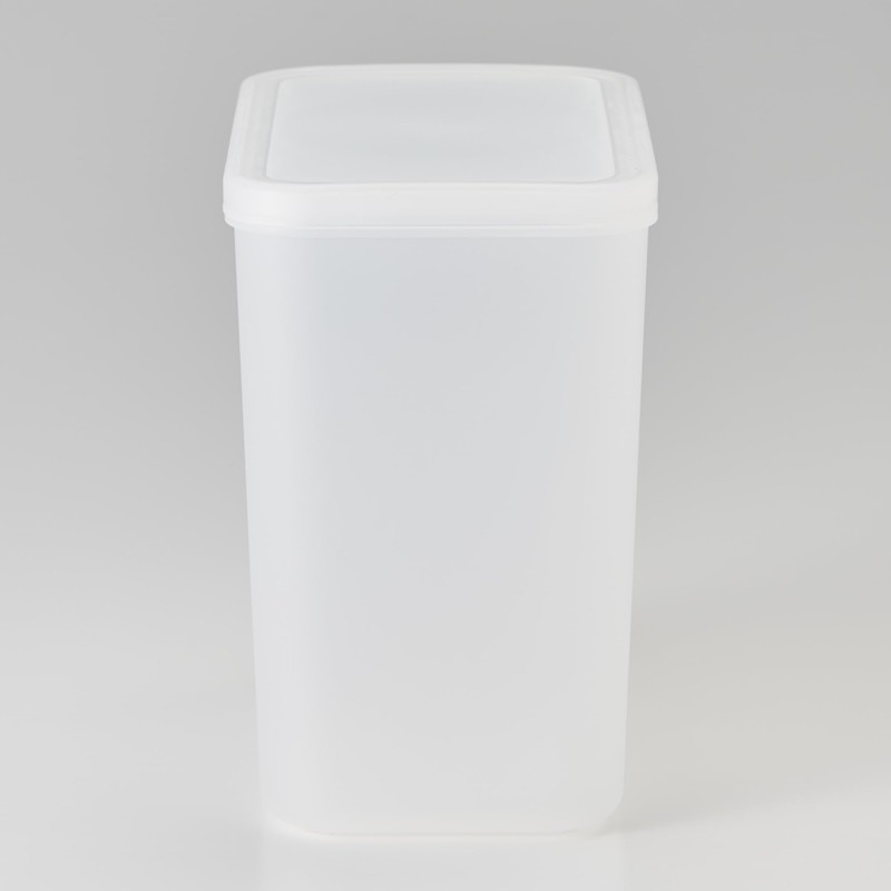 MUJI MDB69A8A Powder Storage Container, Translucent, 0.3 gal (1.5 L)