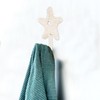 Holibanna Cast Wall Hooks 3pcs Iron Star Coat Hook Nautical
