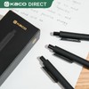 Kaco 10 Pieces Ballpoint Pens PURE, Black Ink, 1.0 mm