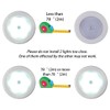 yucanucax 6pack Wireless Motion Sensor LED Cabinet Light Stick-Anywhere Nightlight