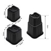 MYMULIKE Bed Risers 8 Inch, Elevation in Height 3, 5,