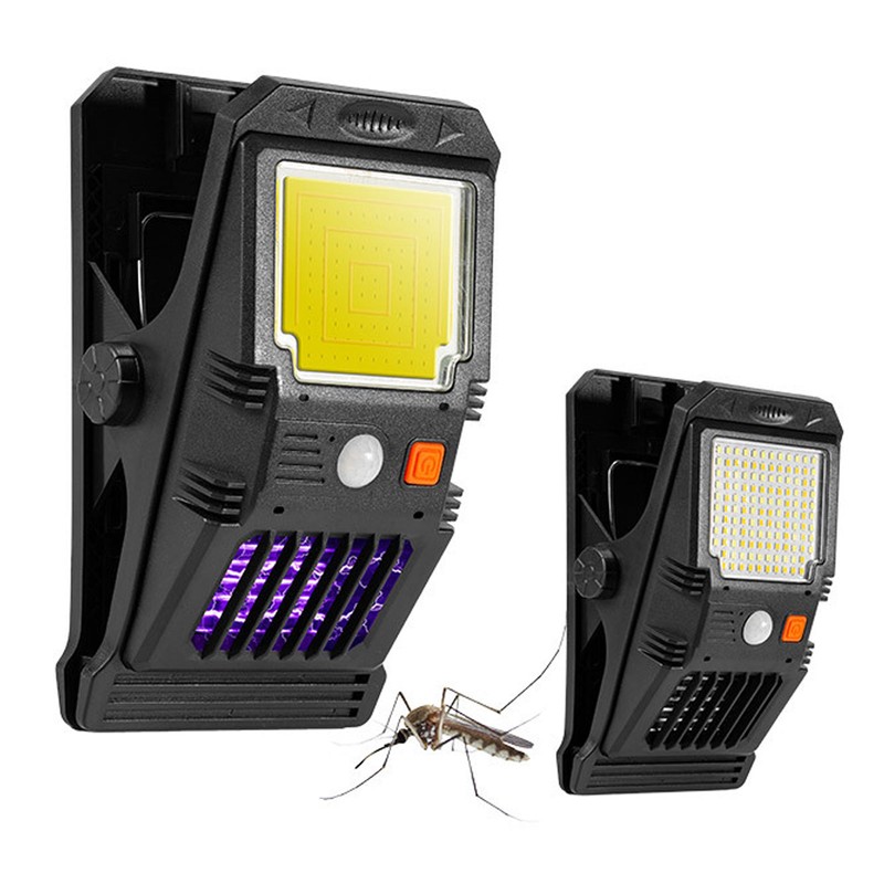 Clip On Solar Wall Lamp Motion Sensor Waterproof Portable Bug