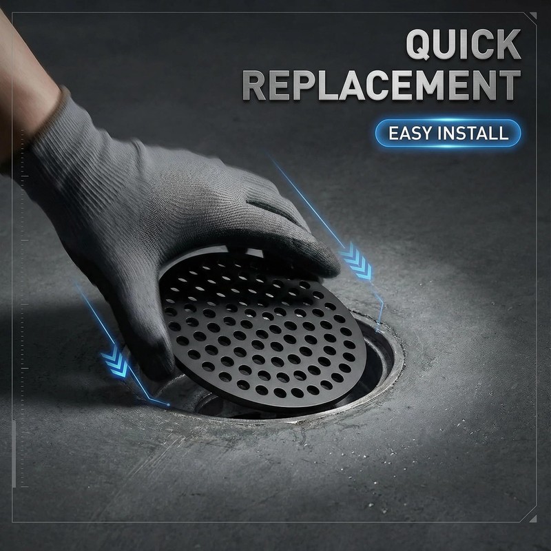 5.5 Inches Cast Iron Drain Cover, Heavy Duty Rust Proof