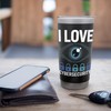 I Love Cybersecurity Eye Locks Design Stainless Steel Insulated Tumbler