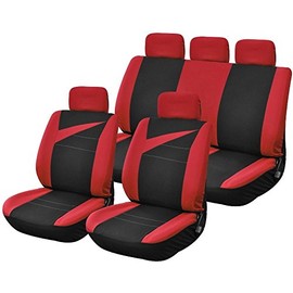 Peraline 1702 Universal Car Seat Cover Bolt Black/Red