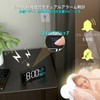 KOSUMOSU Digital Clock LED Clock 6.7 Inch Bedroom Small Alarm