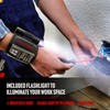 Galvanox Magnetic Wristband with LED Flashlight - Nylon Wrist Magnet