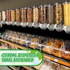 Nitial 2 Pieces Cereal Dispenser Wall Mounted 4.5L Triple Candy