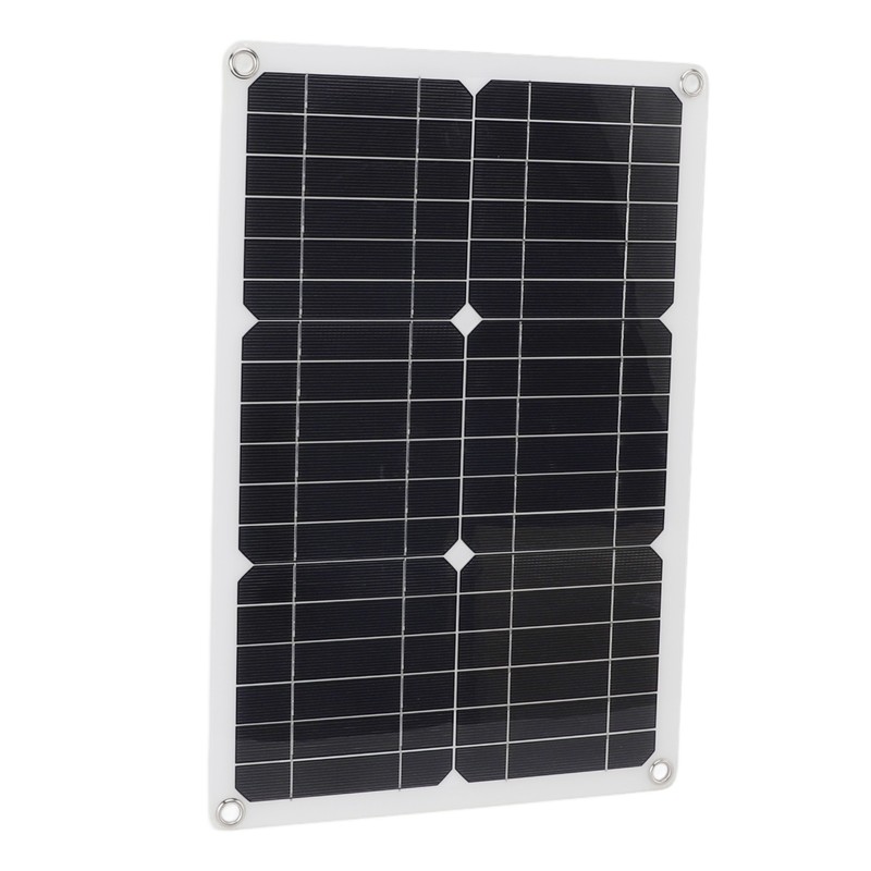 20W 18V Monocrystalline Solar Panel Kit Multifunctional Emergency High Efficiency