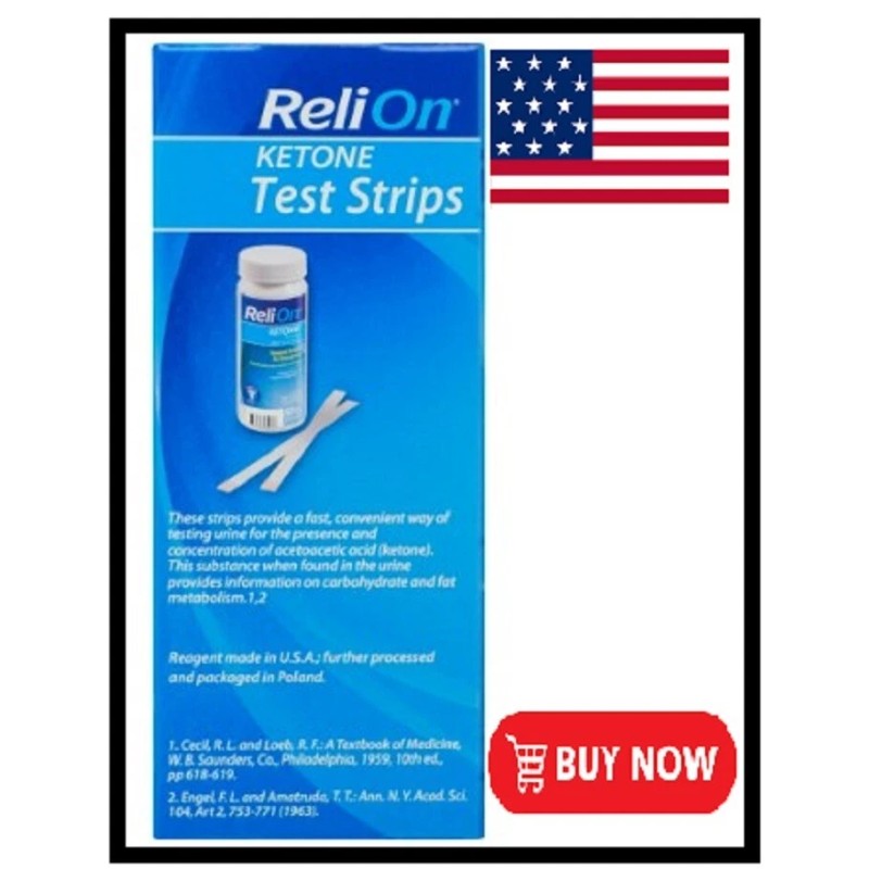 ReliOn Ketone Test Strips 50 Count