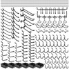 Hogurity 196 PCS Pegboard Hooks, Extra Thick 1/4" Heavy Duty