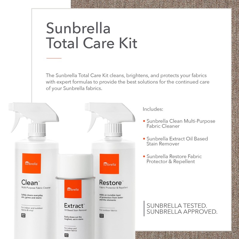 Sunbrella Total Care Kit | Clean, Protect & Restore Fabric
