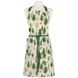 Now Designs Spruce Woodland Cotton Kitchen Apron, W28 x L32in
