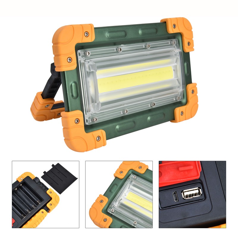 Work Light Aluminum Alloy High Power Portable COB 5000lm IP65