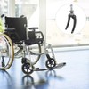 VILLCASE 2 Pack Wheelchair Front Wheel Fork Replacement Bracket with