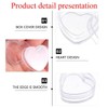 AIMALL 20pcs Heart-Shaped Transparent Plastic Packaging Boxes - Candy, Jewelry,