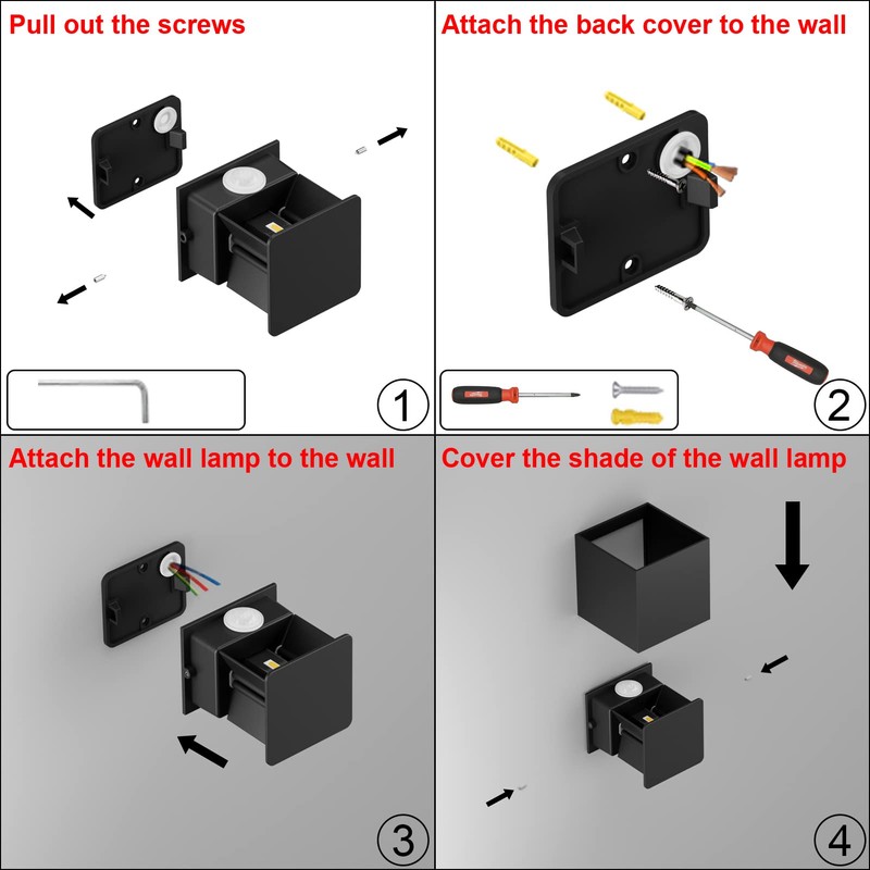 Klighten LED Motion Detector Light
