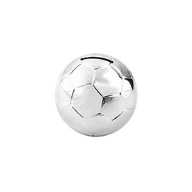 Juliana Collection Silver Plated Football Money Box, Small