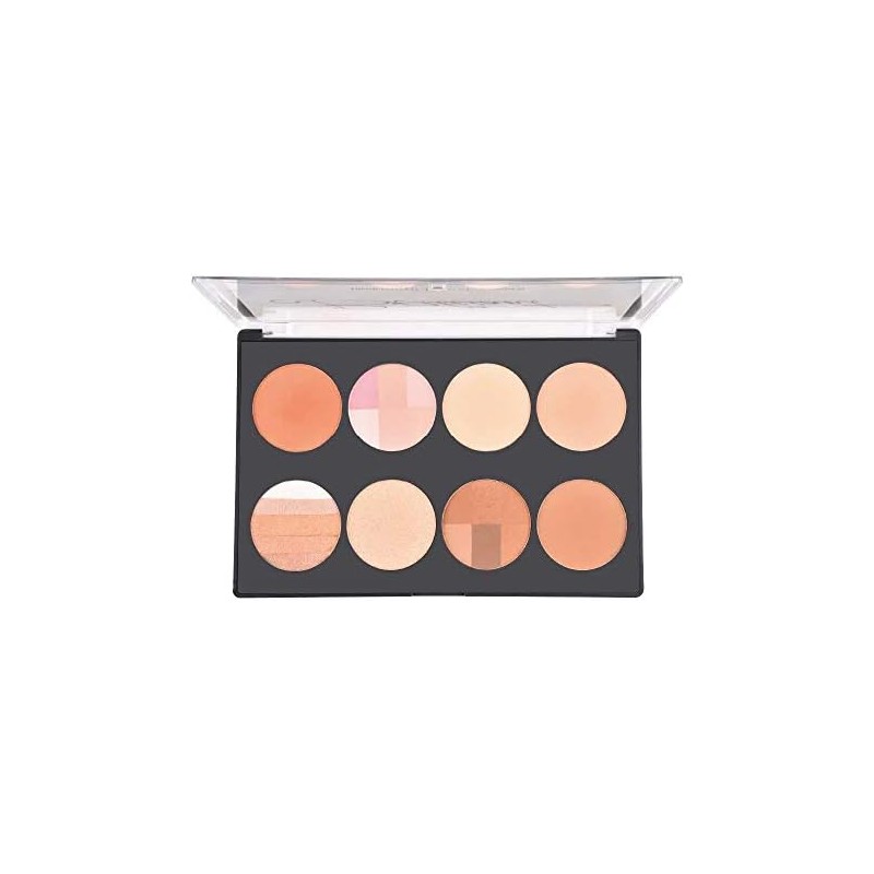 Paleta de Rubor, Iluminadores, Shimmer y Polvos Compactos - Brilliant