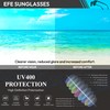 EFE Polarized Sunglasses for Men Women Classic Unisex Eyewear with