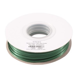 Vaessen Creative Satin Ribbon, 301002-1021, dark green, 3mm
