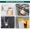 Padlock Set of 2 with 6 Keys, 38 mm Lock