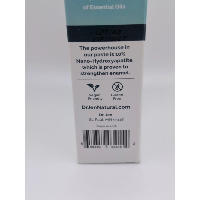 Dr. Jen 10% Nano Hydroxyapatite Toothpaste - Fluoride Free Oral