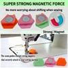 Jolynwin 3PCS Magnetic Seam Guide for Sewing Machine, Upgraded Multifunctional