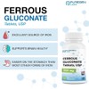 Puregen Labs Ferrous Gluconate 324 mg [High Potency] Iron Supplement
