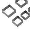 8Pcs Leather Cutting Mold Alloy Steel Square Shape Leather Punching