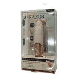 Finishing Touch Flawless Nu Razor Rechargeable 18K Gold Plated Built in Light