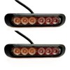 MelTruck® 2x Rear Light Small LED 3 Functions 12/24V E9